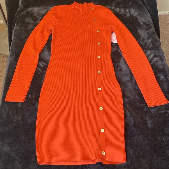 Mini Ribbed Bodycon Dress - Picture 2 of 4